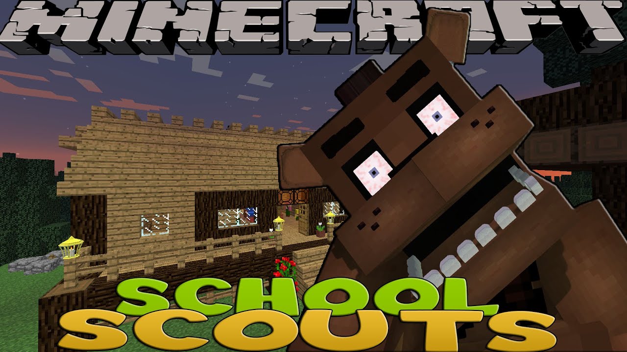 Minecraft School Scouts : OH NO! NOT FREDDY FAZBEAR AGAIN?!