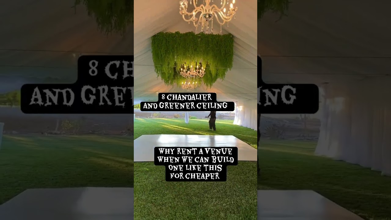 Why rent a venue when we can build you one 