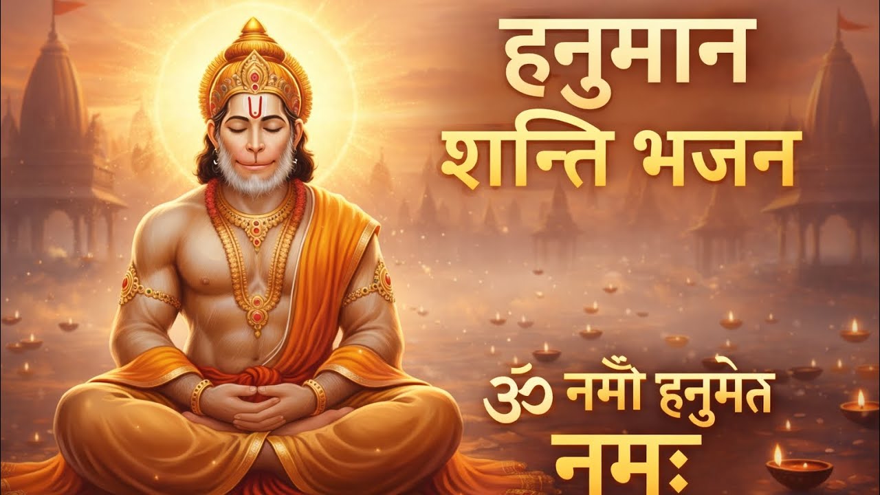 ॐ नमो हनुमंते नमः | हनुमान शांति भजन | Stress Relief Bhajan