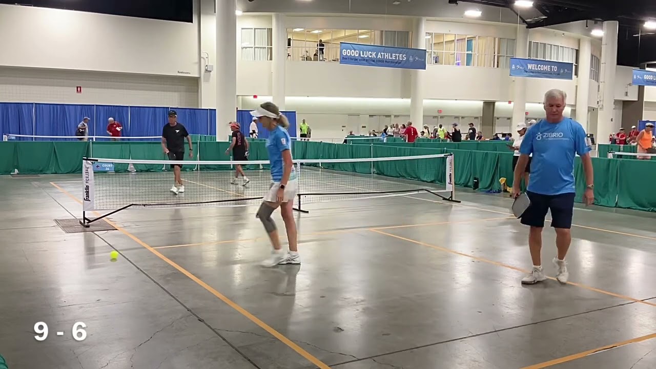 2022 National Senior Games Pickleball Championships - Mixed Doubles 4.5/5.0, 70+ - Winners 3rd Round