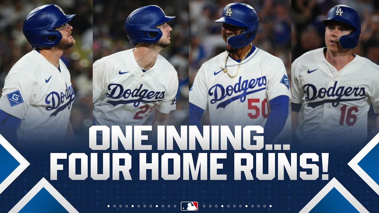 The Dodgers crush TWO sets of BACK-TO-BACK HOMERS in the bottom of the 8th inning! 😤🤯