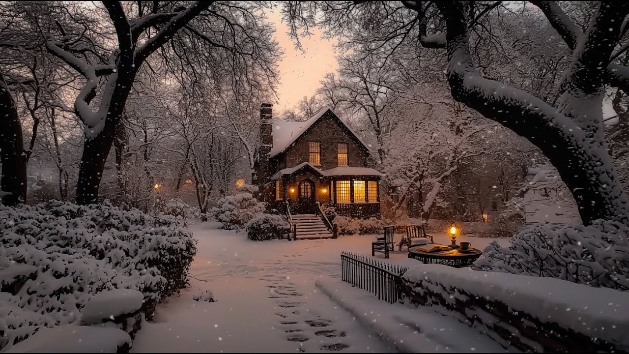 ❝Lost in a Snowy Solitude House❞ | Dark Academia Piano for Study & Silent Thoughts