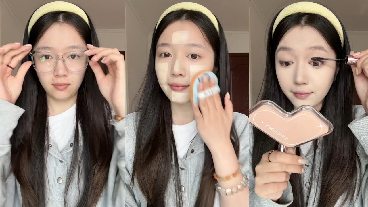 Korean Full Face Makeup Tutorial 2025 | Achieve the Perfect Glass Skin Look