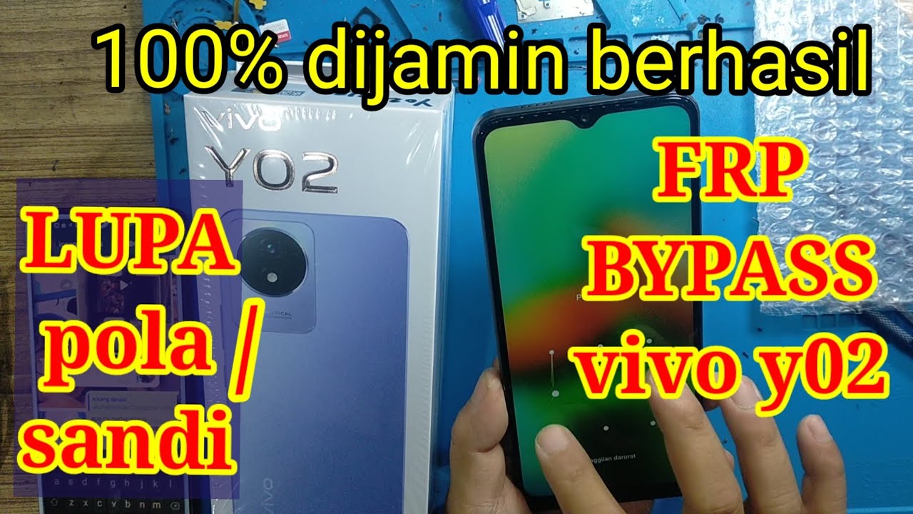 lupa pola / sandi Vivo y02 || bypass akun google || daeng malewa