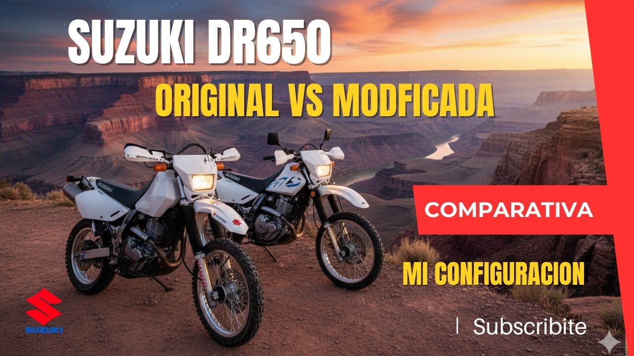 SUZUKI DR650 EVOLUCIÓN DE MI PROYECTO / MUCHOS ACCESORIOS, LA MOTO PÓLIVALENTE
