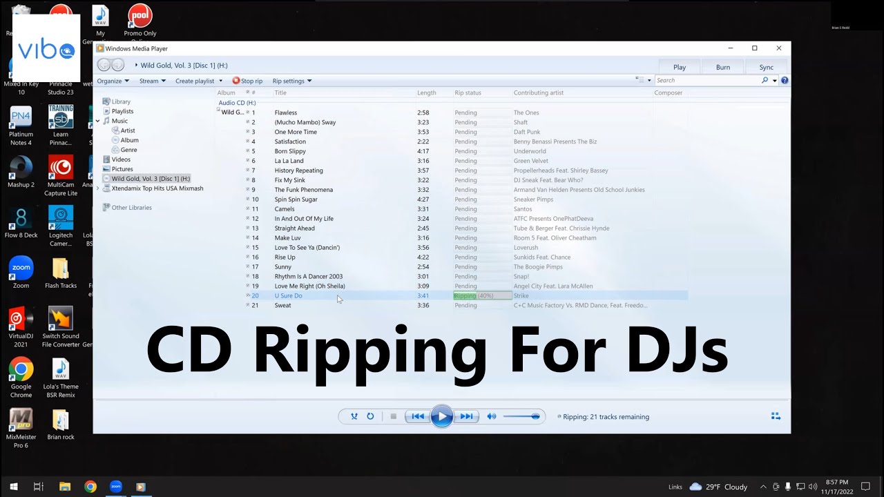 Копирование компакт-дисков с помощью Windows Media Player (и некоторые неуклюжие попытки) - совет...