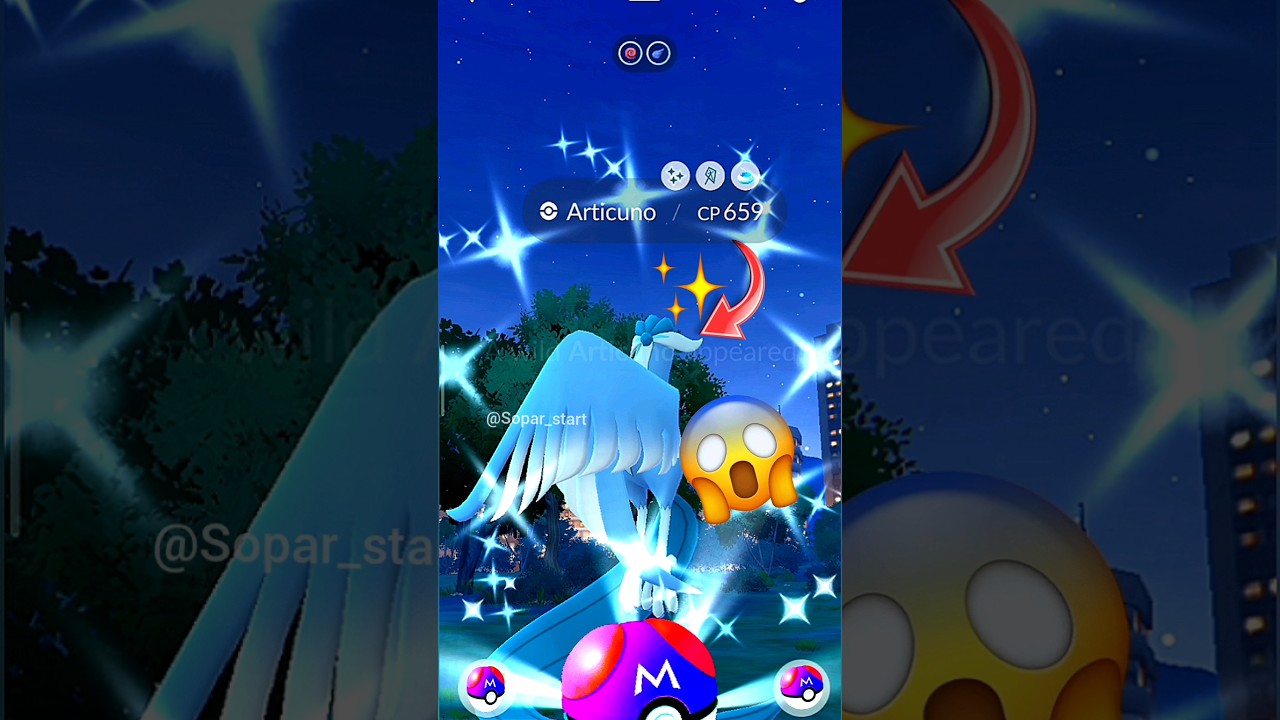 Finally ✨Shiny Articuno in pokemon go I am shocked😳 #pokemongo #pokemon #soparstart #Shiny #viral