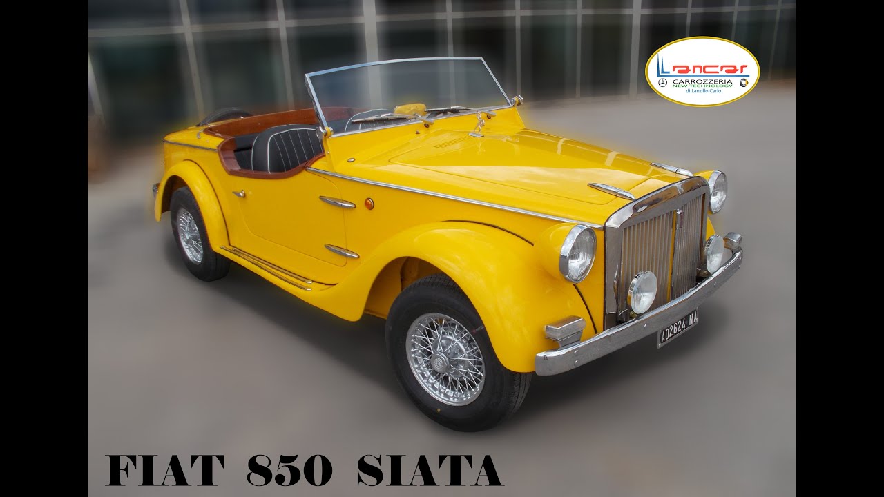 Restoring a Fiat 850 Siata in 7 minutes