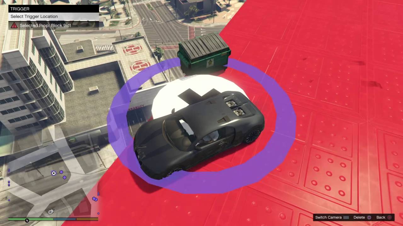 GTA Creator - How to move glitch triggers into the air