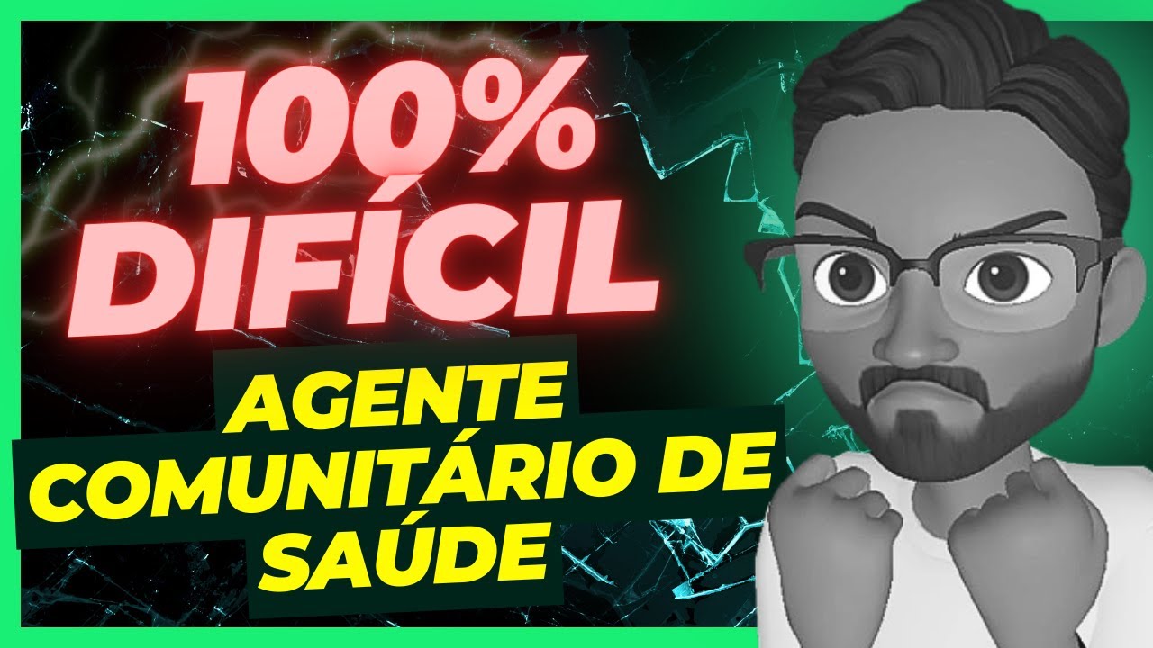 SIMULADO MAIS DIFÍCIL AGENTE COMUNITÁRIO DE SAÚDE😡😱| Questões