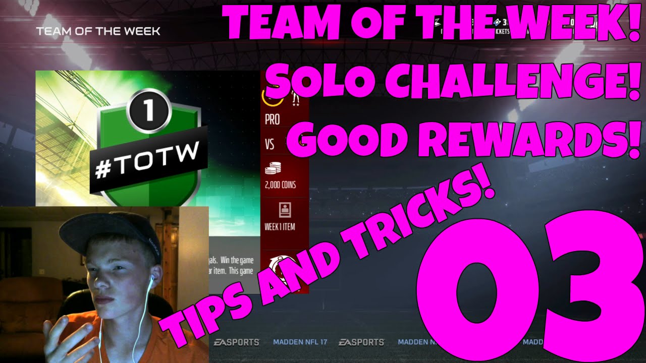 TOTW WEEK #1! 83 OVERALL CINCINNATI BENGALS CHALLENGE! - MUT 17 SOLO CHALLENGES EP 3