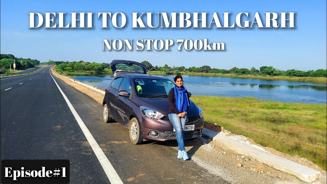 EP1: DELHI TO KUMBHALGARH Non Stop 700 Km Drive ! Beautiful Lake! Drone Shots