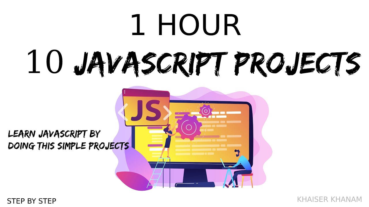 10 JAVASCRIPT PROJECTS in 1 hour :) || HTML || CSS || SIMPLE(BEGINNER LEVEL)