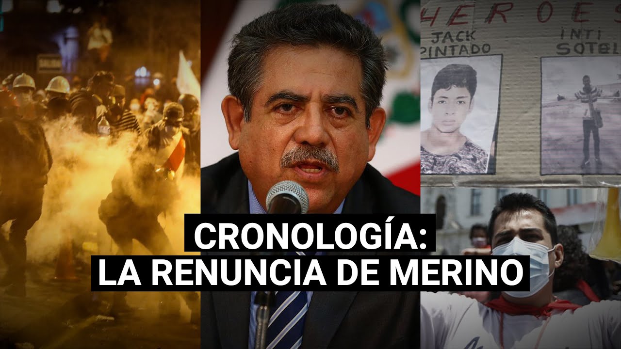 Manuel Merino: conoce la cronolog&iacute;a de su renuncia a la presidencia