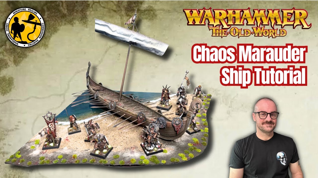 Warhammer: The Old World | Chaos Marauder Ship | Terrain Tutorial