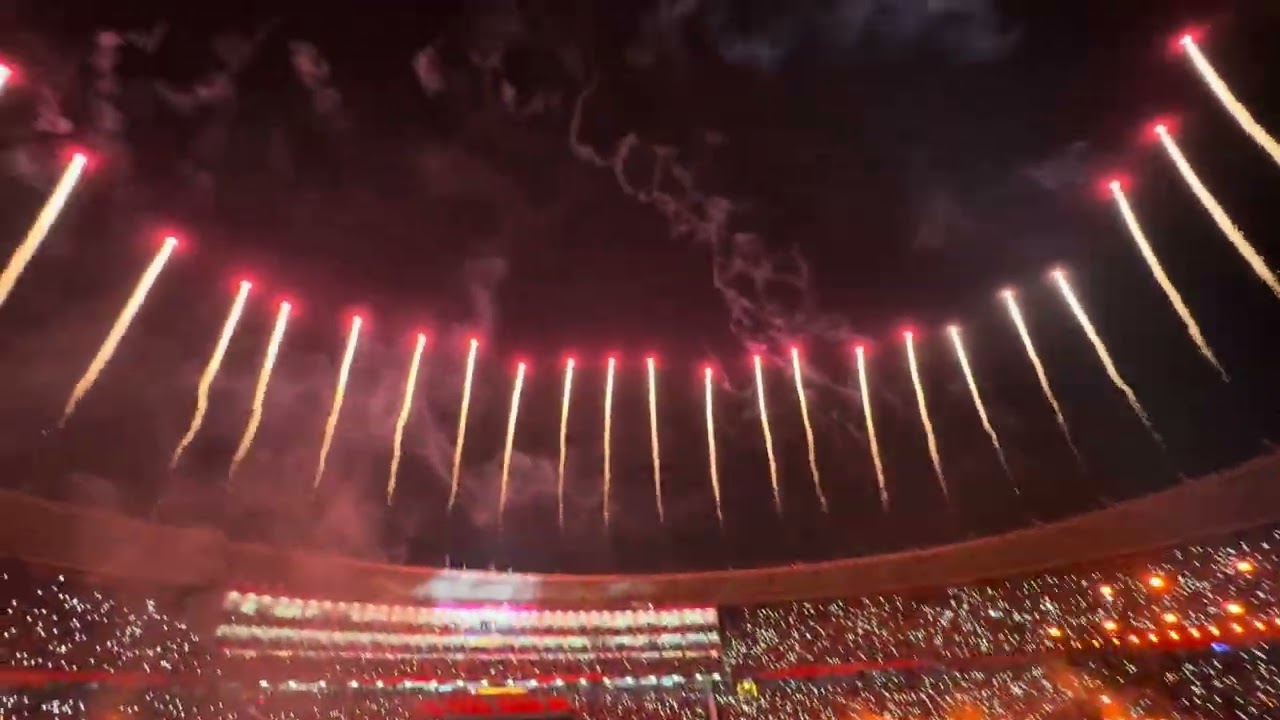 T20 Final Ind vs Nz laser and light show