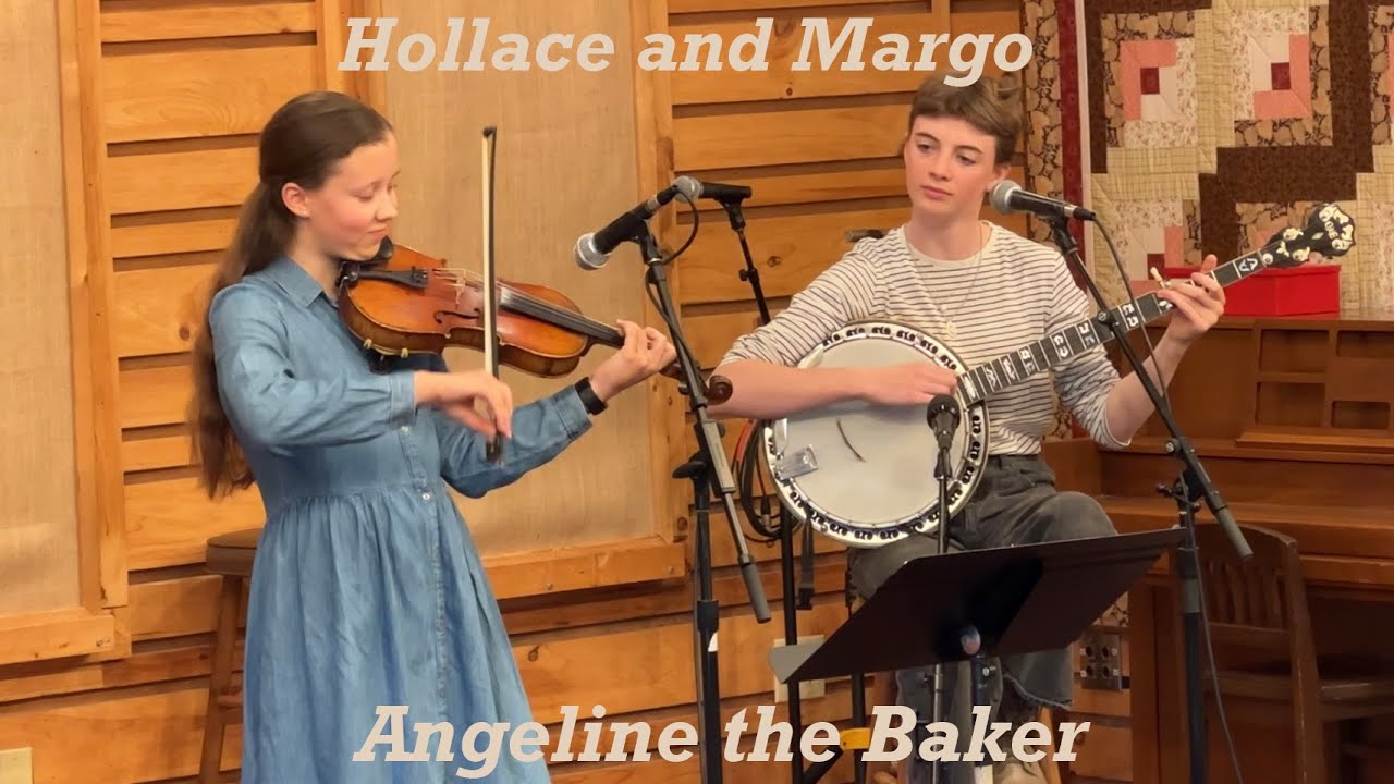 Angeline the Baker - Margo and Hollace #banjo #fiddle #oldtimemusic