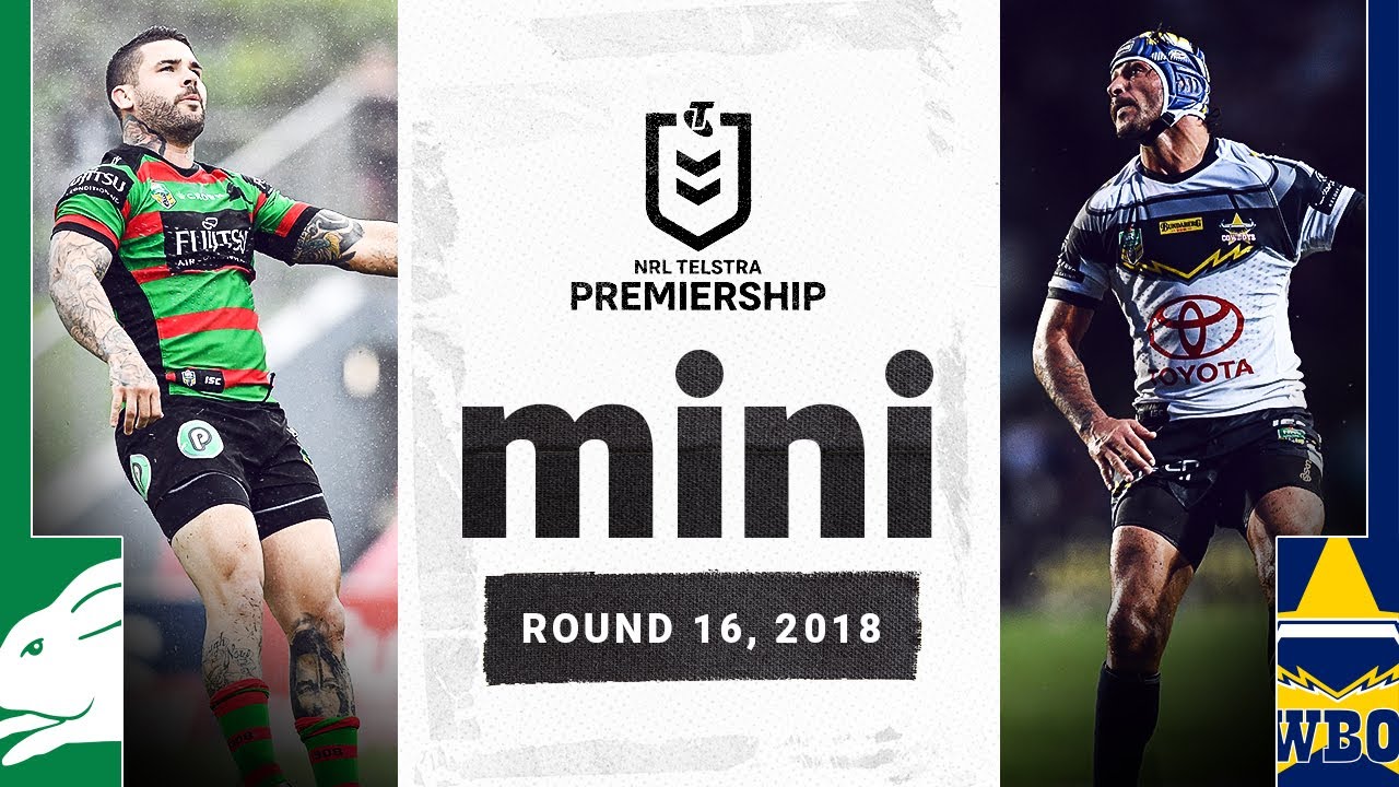 Field goal separates Rabbitohs and Cowboys in Cairns | Match Mini | Round 16, 2018 | NRL