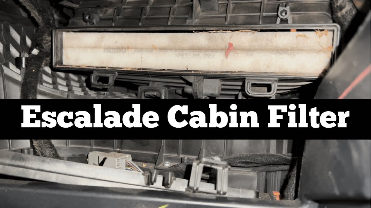 Фильтр салона Cadillac Escalade 2015–2020 годов — как заменить, снять, заменить, местоположение ф...