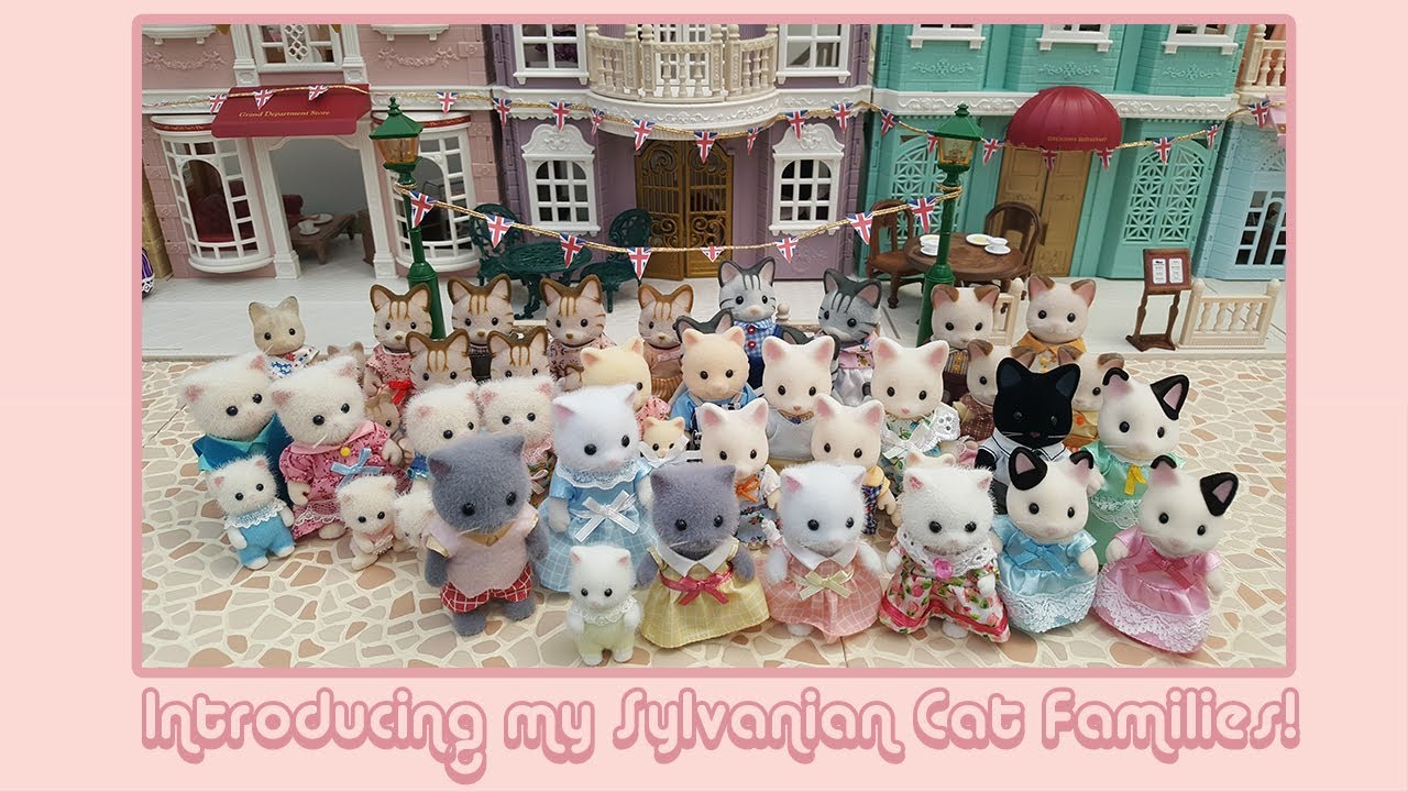 Introducing my Sylvanian Families Cat Villagers!