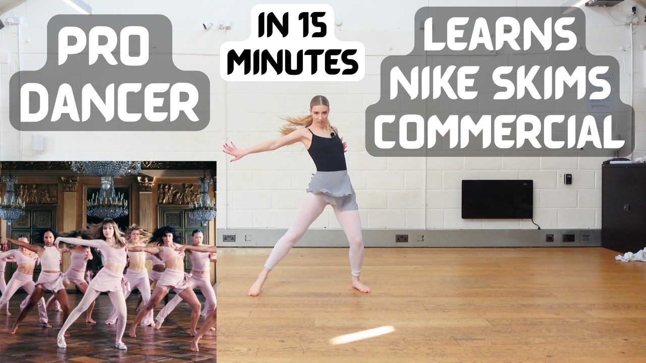 Pro Dancer Learns NikeSKIMS commercial