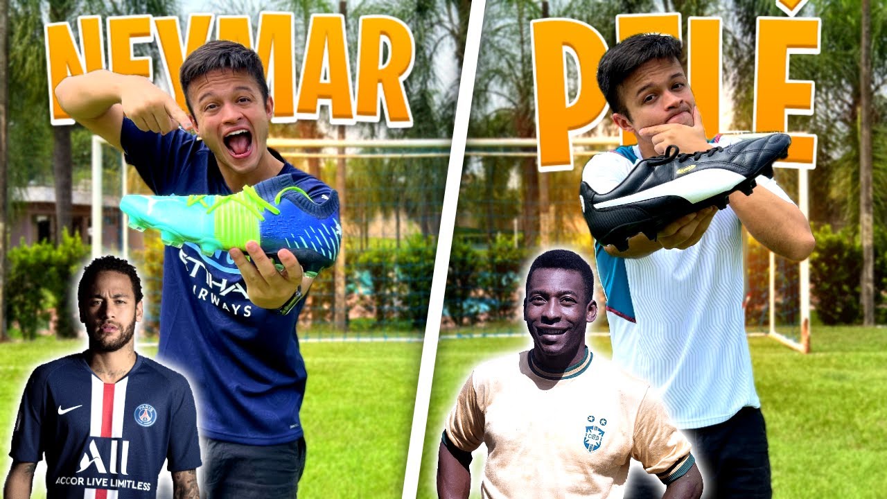 NEYMAR x PEL&Eacute;: QUAL CHUTEIRA &Eacute; MELHOR?? ( testamos tudo!!! )