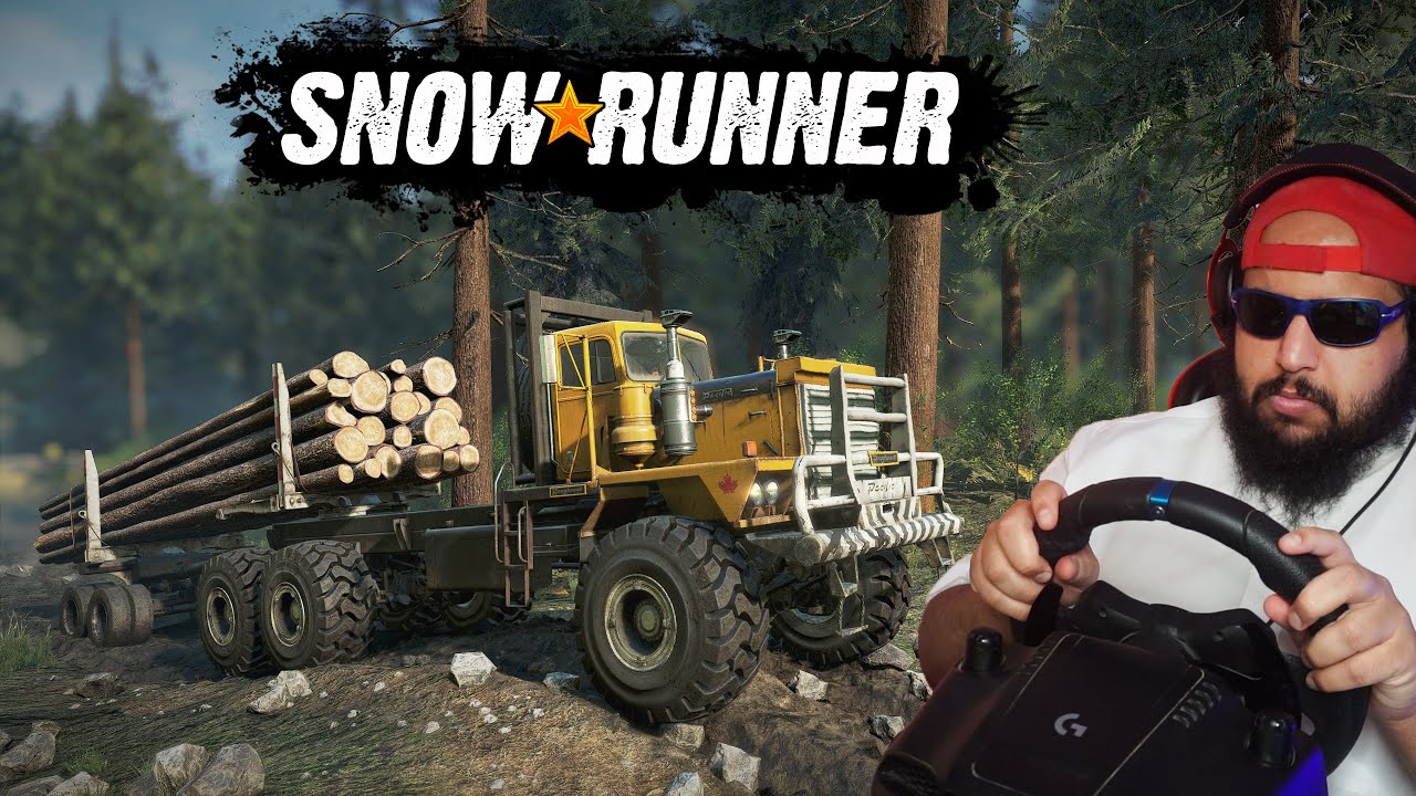 محاكي التغريز | واخيرا قدرت اشيل الاشجار الطويلة | Snow Runner