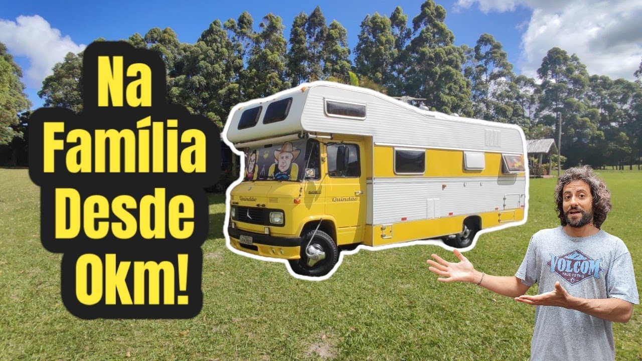 Conheça o QUINDÃO! Um incrível Motorhome Turiscar MB608 1979!