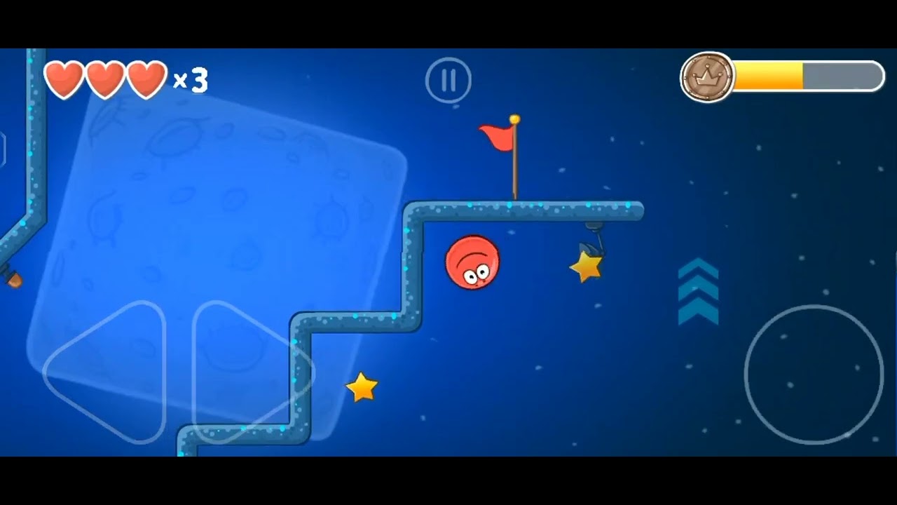 Red Ball 4 Level 58 Gameplay | Battle for the Moon | No Commentary