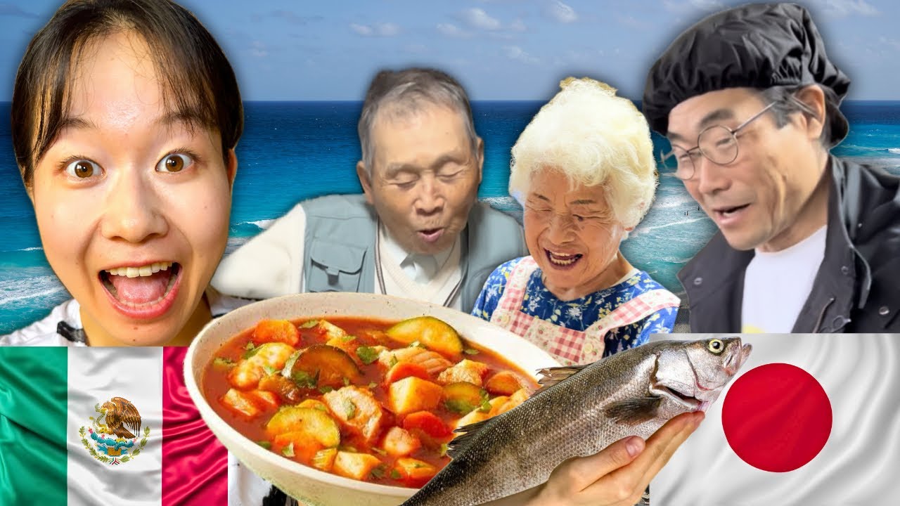 Mi familia JAPONESA 🇯🇵 prueba CALDO DE PESCADO de MÉXICO❣️#japon #japones #comidamexicana