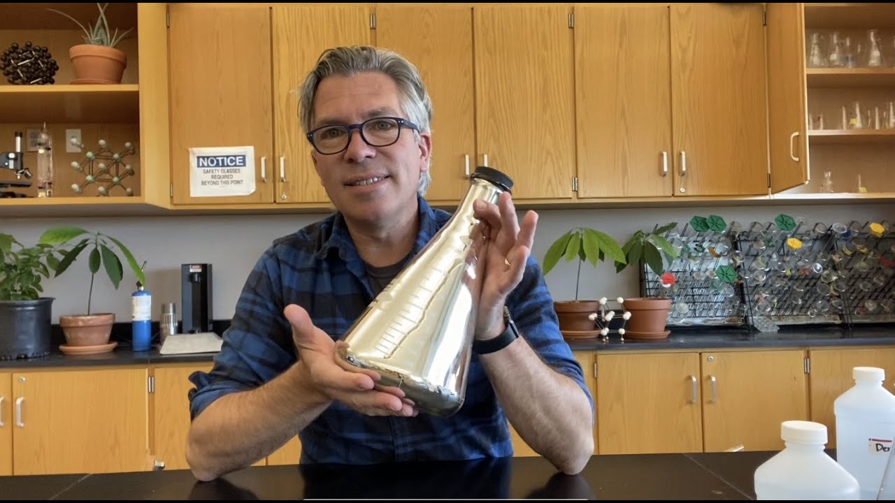 How to Silver-Coat a flask, using Chemistry