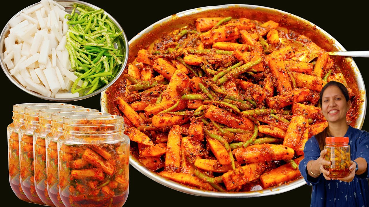 सर्दियों में बनाए मूली मिर्ची का टेस्टी अचार जो सालभर चले | Mooli Ka achar recipe | Kabitaskitchen