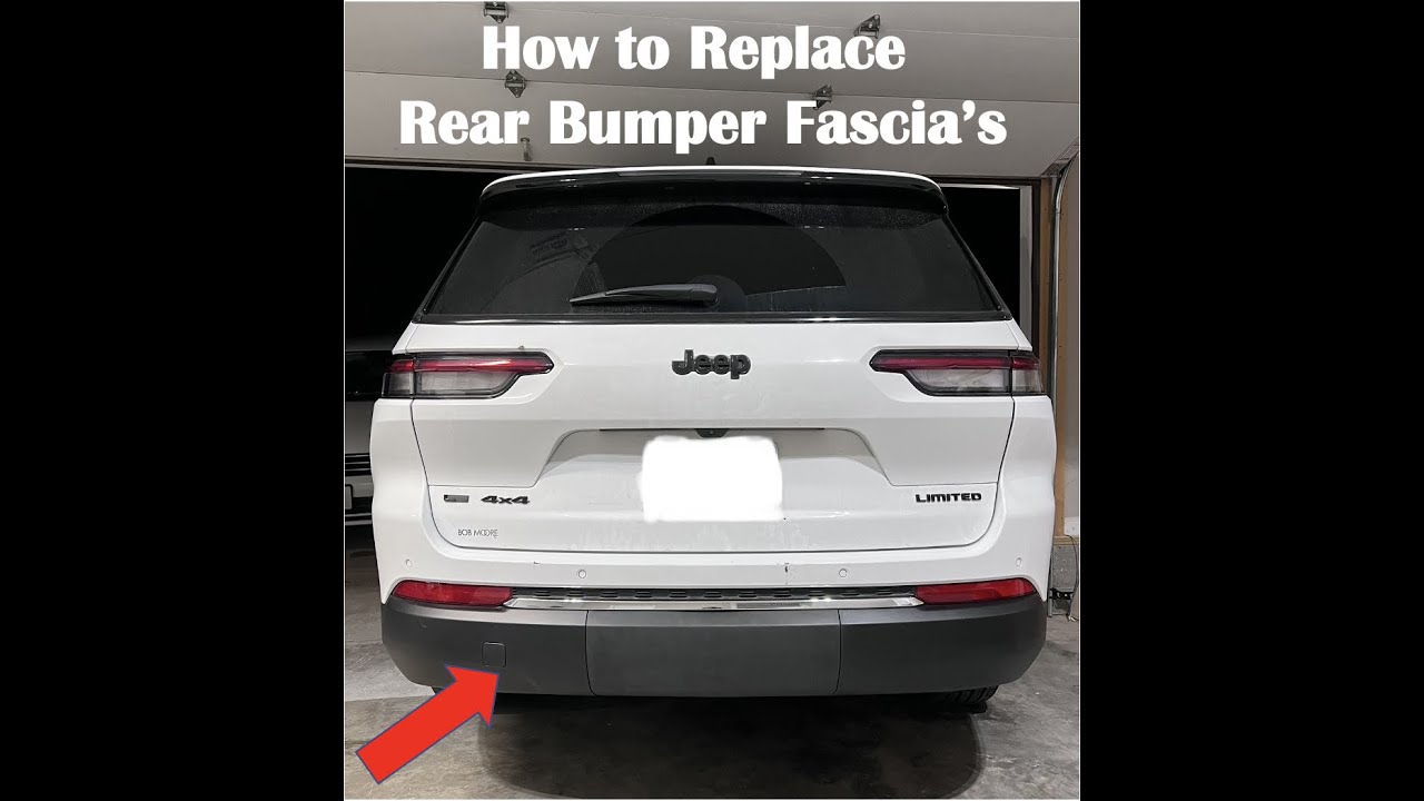 How to replace bumper (upper and lower rear fascia) on Jeep Grand Cherokee L.