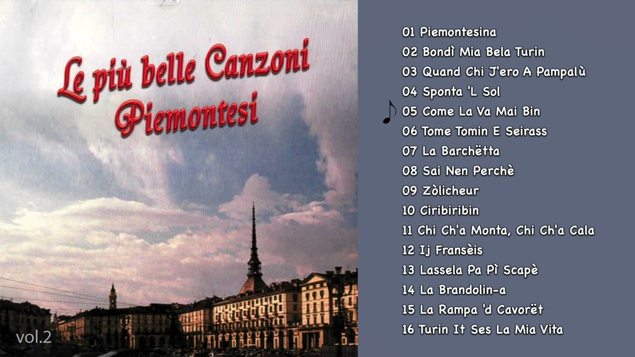 Le più belle Canzoni Piemontesi, Vol. 2 (ALBUM COMPLETO)