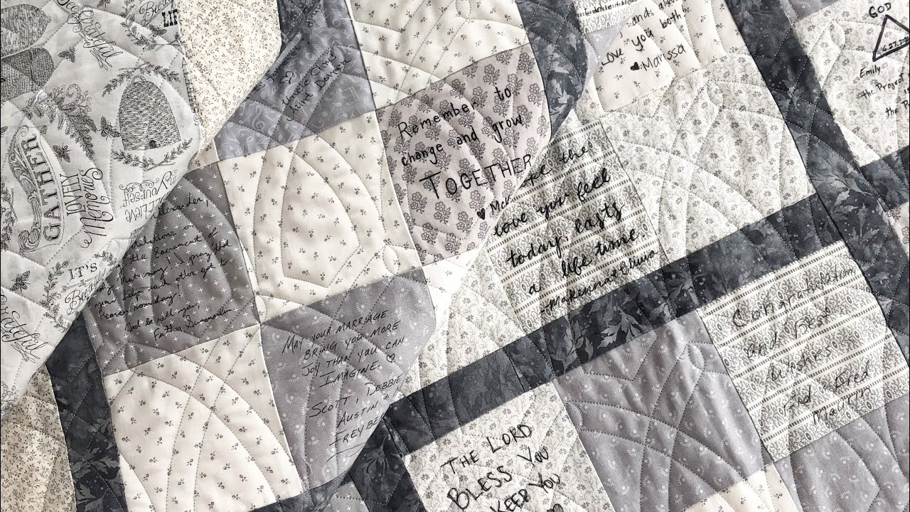 Longarm quilting on customer quilts and UFO challenge
