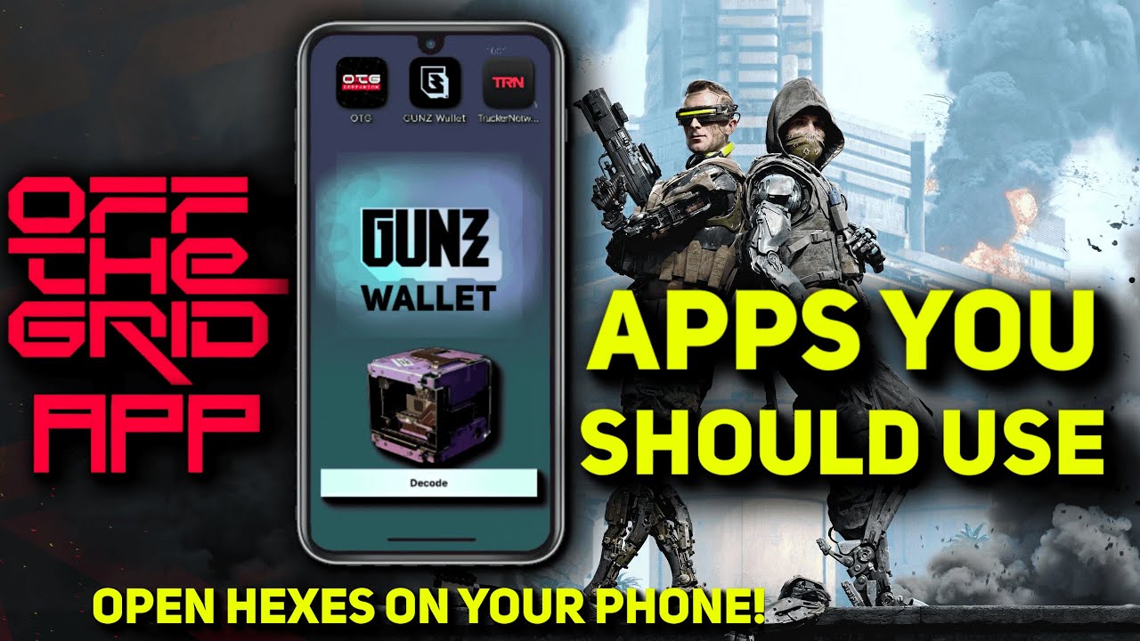 Open Hexes On Your Phone! (PC) OTG Companion, GUNZ Wallet, Tracker Network! Apps For OTG You Need!