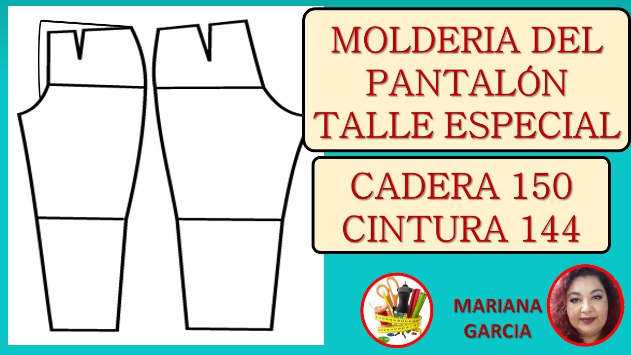 MOLDE PANTALON TALLE ESPECIAL