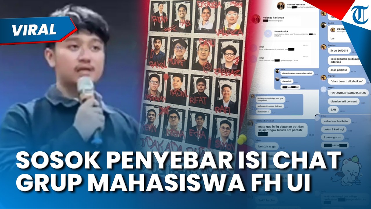 Terungkap! Sosok Penyebar Chat Pelecehan Mahasiswa UI, Alasan Munif Sebar Isi Chat Terbongkar