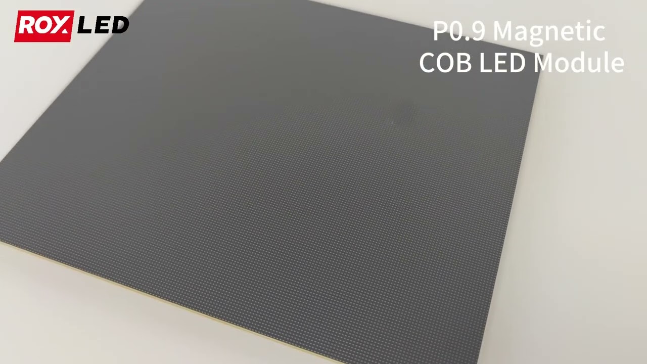 P0.9 Magnetic COB LED Module | Ultra Fine Pitch Indoor LED Display Demo
