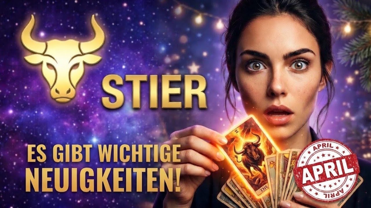 STIER ♉ April: Deine STABILIT&Auml;T kehrt zur&uuml;ck! 🏰 Pl&ouml;tzliche Wende im Au&szlig;en! ✨