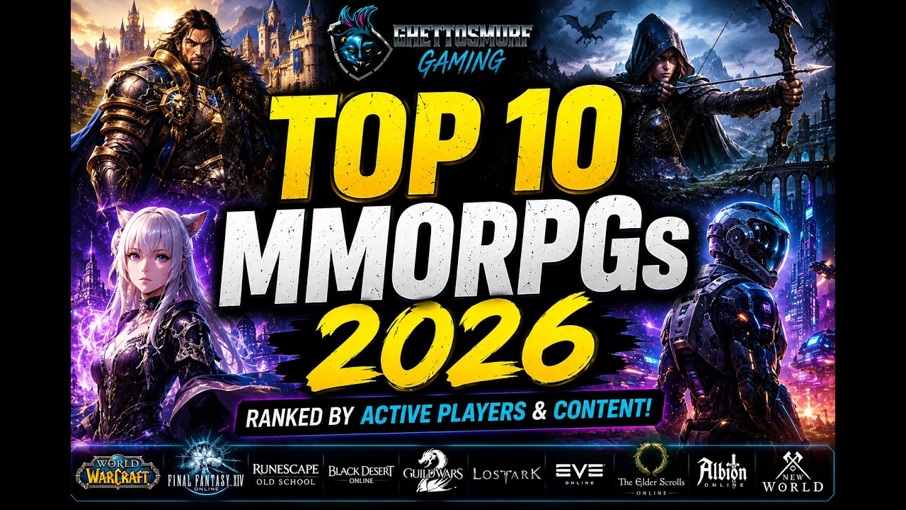 Top 10 MMORPGs You Should Be Playing in 2026 (Ranked by Active Players)