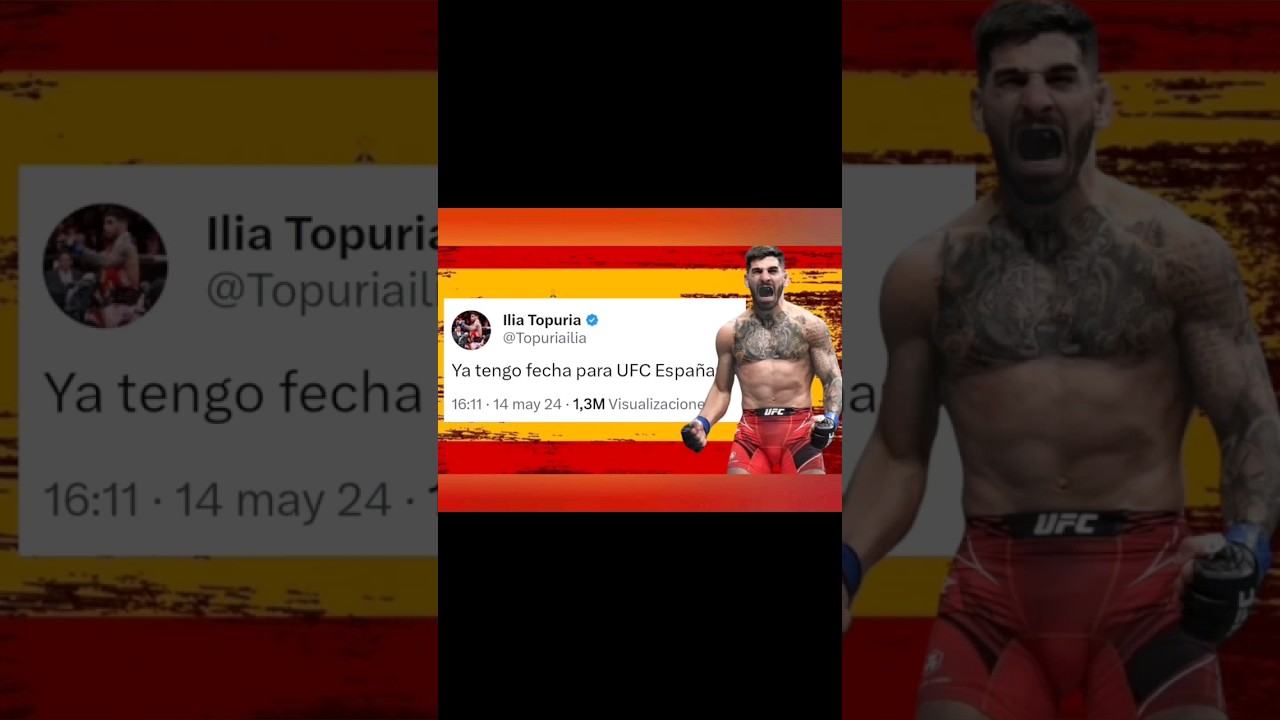 #iliatopuria ya tiene fecha para #ufcespa&ntilde;a 😱😱