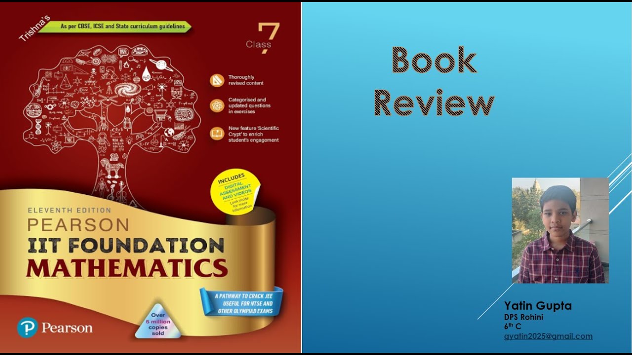 Pearson IIT Foundation Math 7 Book Review