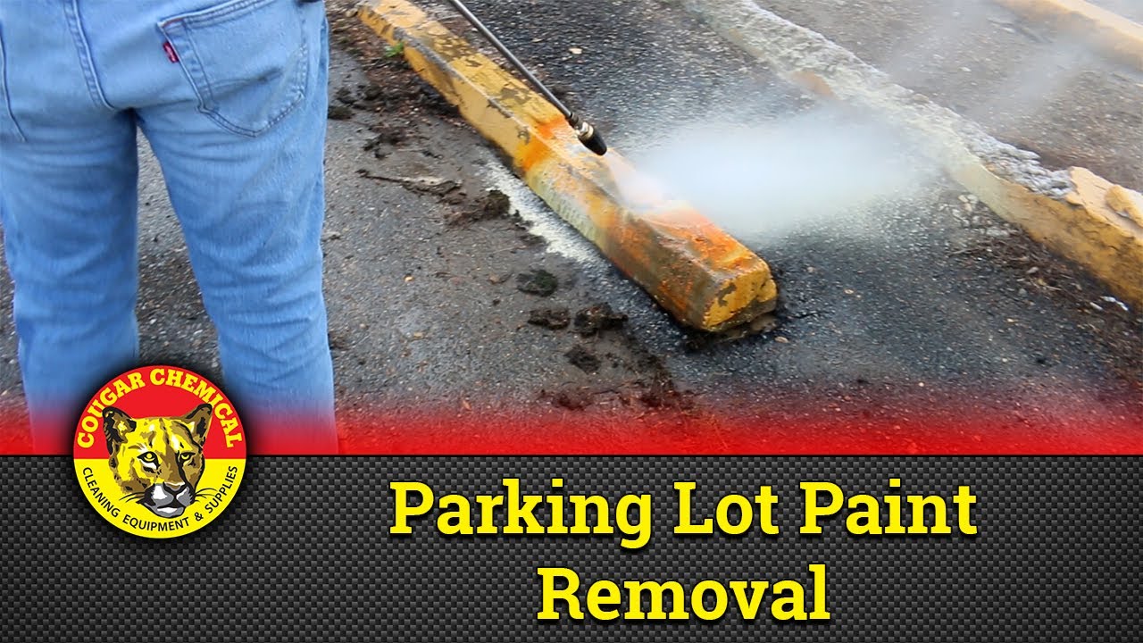 Parking Lot Paint Removal