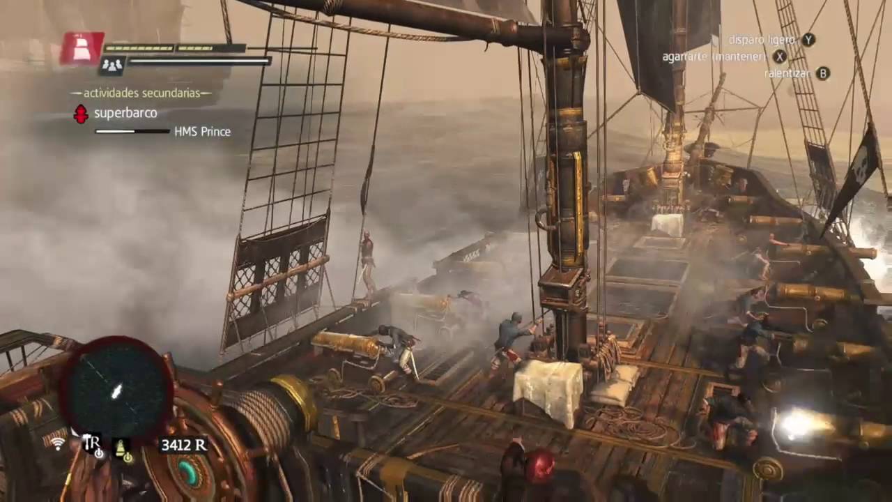 assassin's 4: Como derrotar al super barco HMS prince
