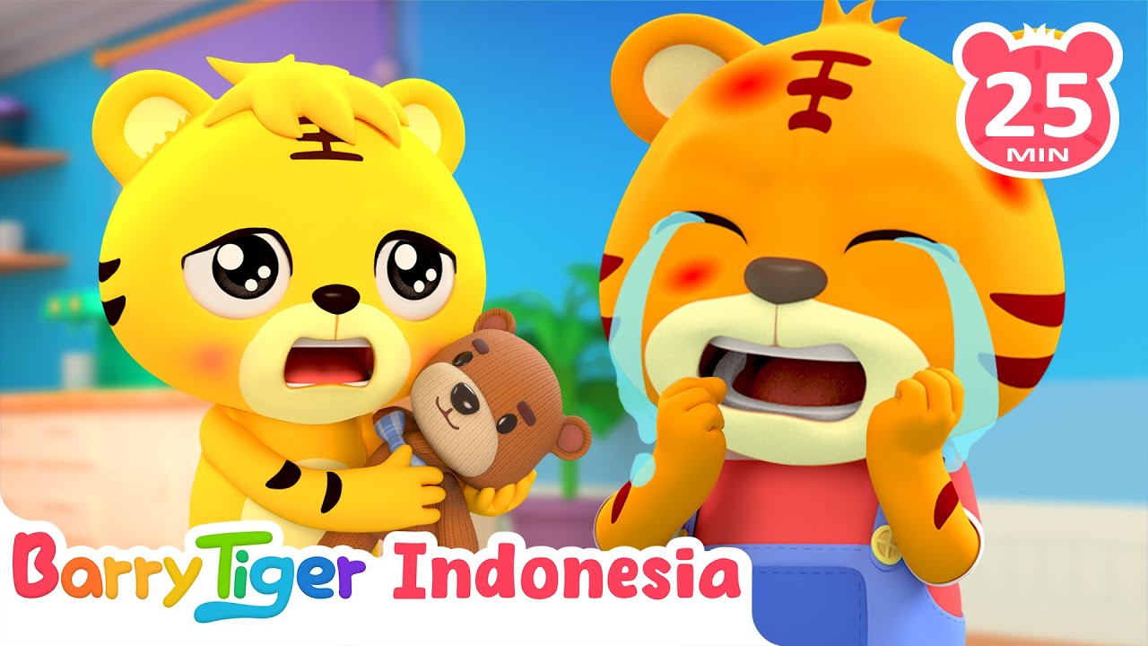 Lagu Aduh Aduh 🩹 Lagu Anak Aman & Menenangkan | Lagu Hewan & Lagu Anak | BarryTiger