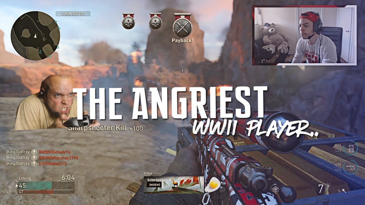 The ANGRIEST/FUNNIEST WWII Player Ever..