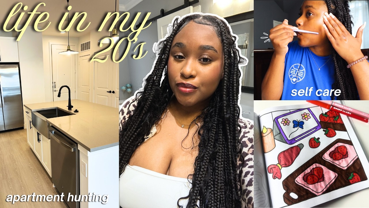 PRODUCTIVE DAYS IN MY LIFE 💌  *a girl in her 20's*  apartment hunting, hobbies & self care