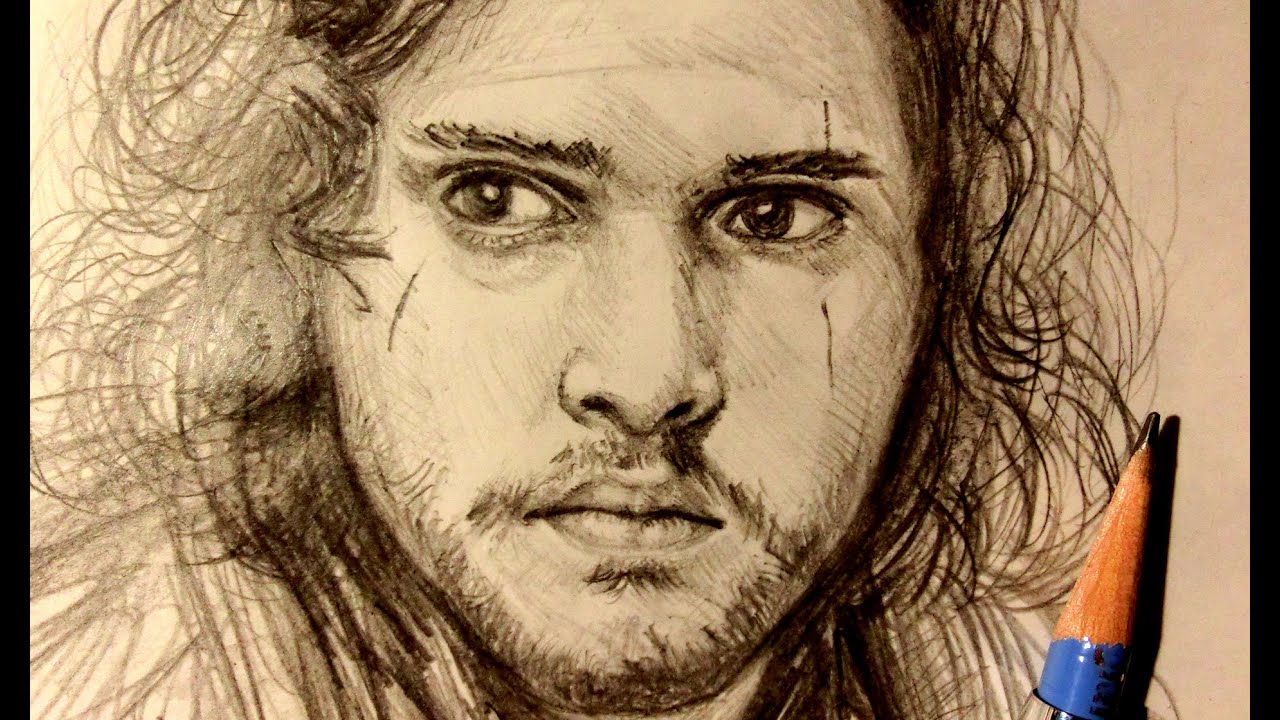 ASMR | Pencil Drawing 19 | Jon Snow (Request)