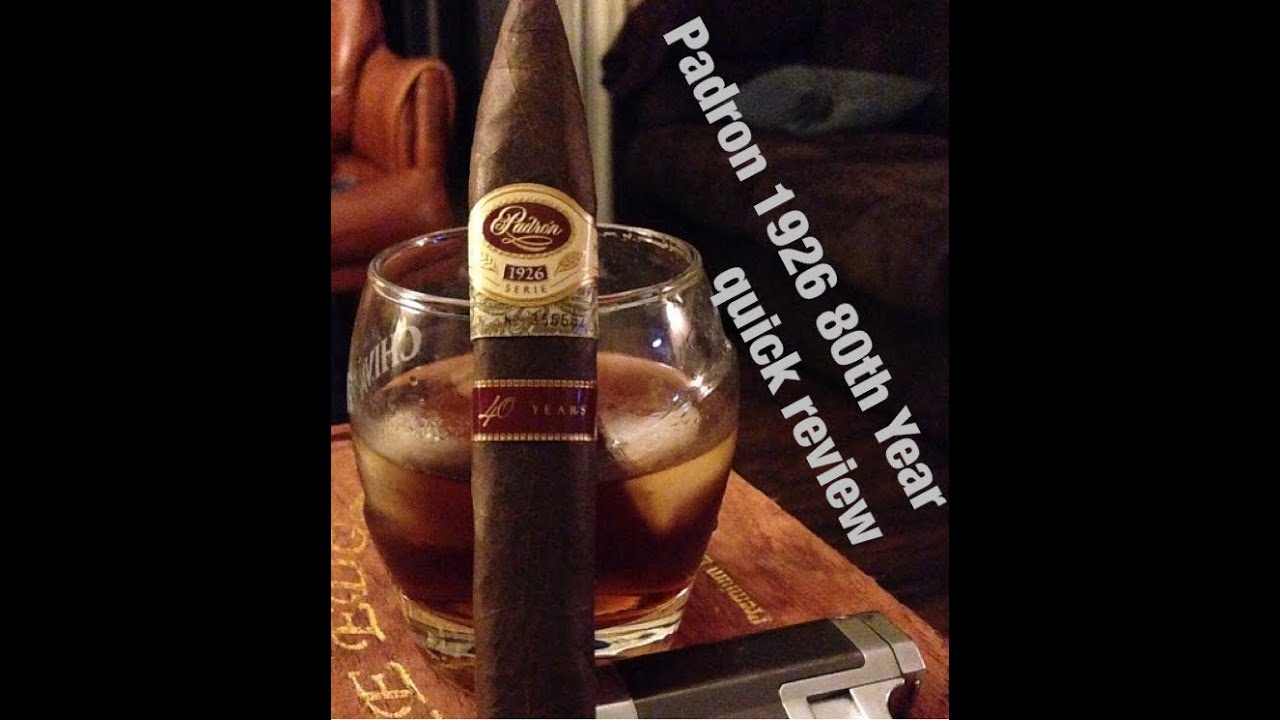 Padron 1926 80 years (maduro). Quick cigar review